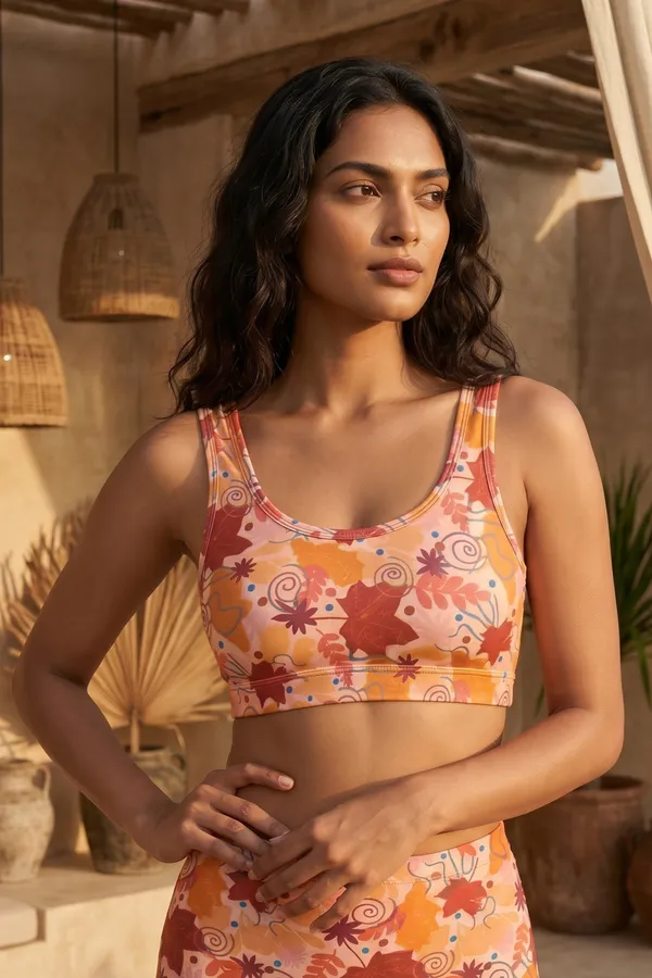 Cotton_Printed_Lounge_Bra_-_Set_of_2_-_Maple_and_Inked