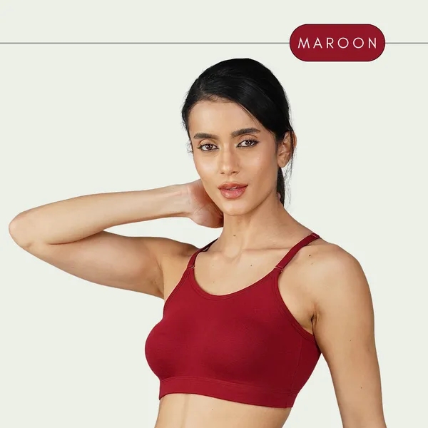 Set_of_2_Nude_&_Maroon_Cotton_Sports_Bra_For_Women