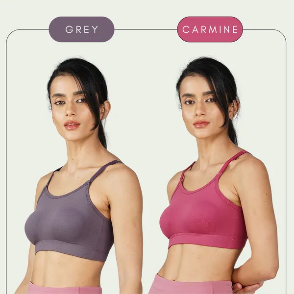 Set_of_2_Grey_&_Carmine_Cotton_Sports_Bra_For_Women