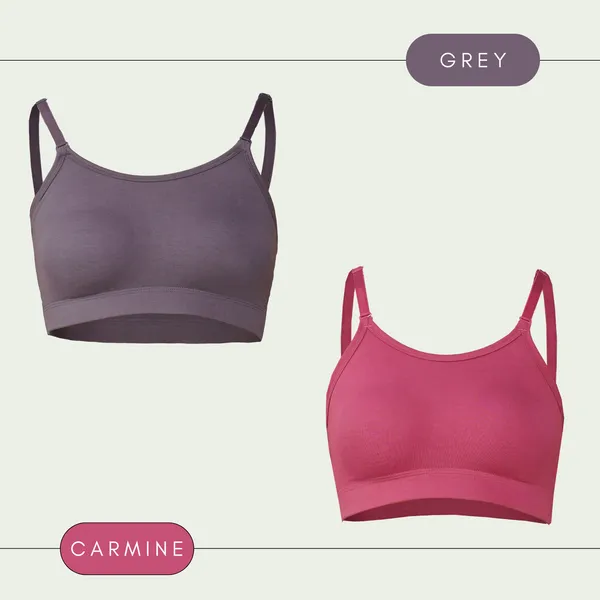 Set_of_2_Grey_&_Carmine_Cotton_Sports_Bra_For_Women