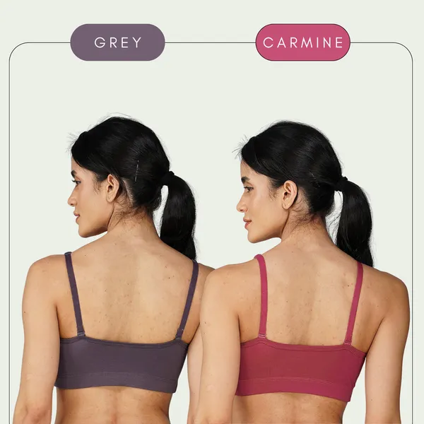 Set_of_2_Grey_&_Carmine_Cotton_Sports_Bra_For_Women