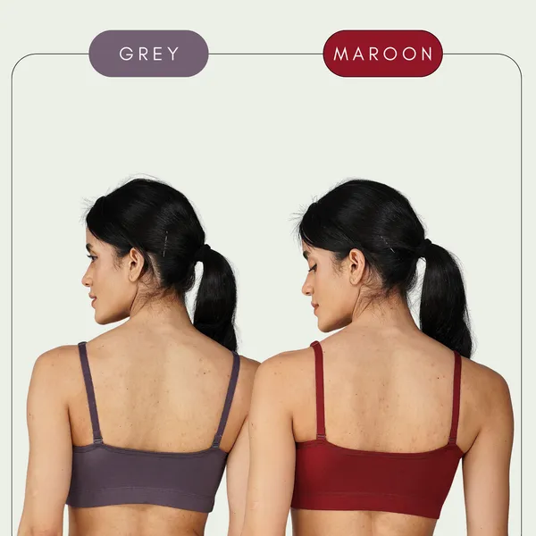 Set_of_2_Grey_&_Maroon_Cotton_Sports_Bra_For_Women