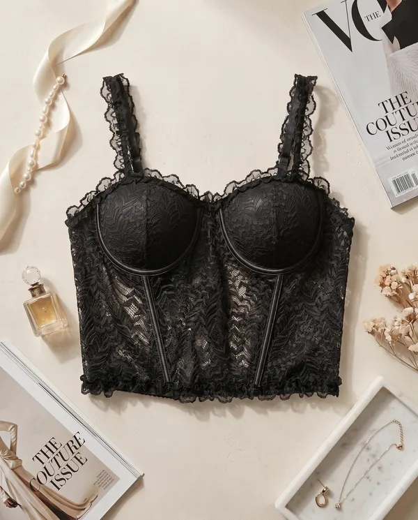 2PEACE_Women_Black_Ophelia_Padded_Corset
