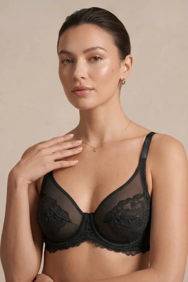 The_Duchess_Wired_Lace_Bra_-_Black