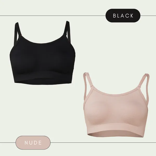 Set_of_2_Black_&_Beige_Cotton_Sports_Bra_For_Women