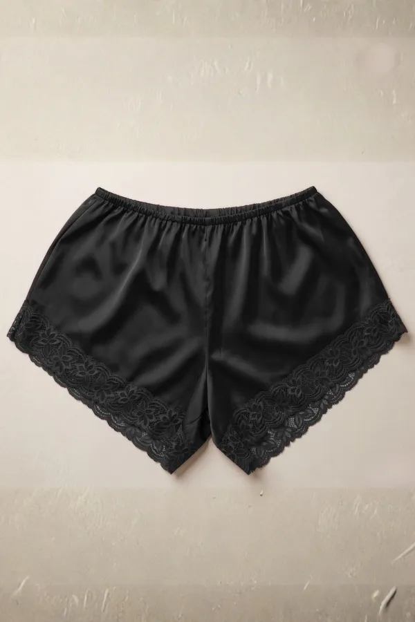 Mila_Lace_Lounge_Shorts_-_Black