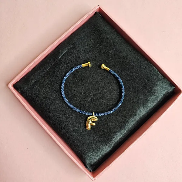 Blue_Gold_Plated_18K_Micro_Initial_Bracelet_(Intial_F)_For_Women