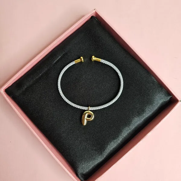 Grey_Gold_Plated_18K_Micro_Initial_Bracelet_(Intial_P)_For_Women