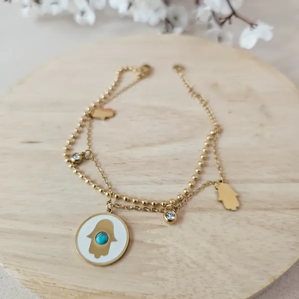 Gold_Plated_18K_Micro_Happy_Hamsa_Bracelet_For_Women