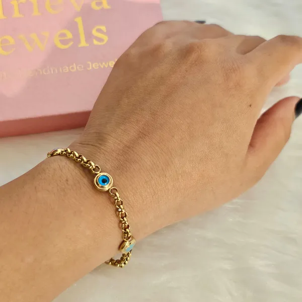 Gold_Plated_18K_Micro_Celestial_Clover_Bracelet_For_Women