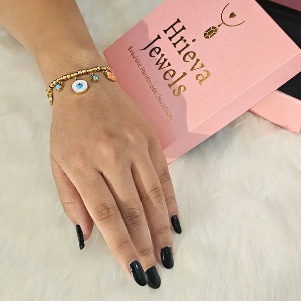 Gold_Plated_18K_Micro_Charm_Duo_Bracelet_For_Women