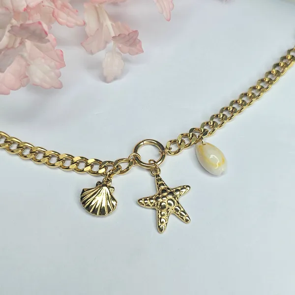 Gold_Plated_18K_Micro_Seashore_Treasure_Bracelet_For_Women