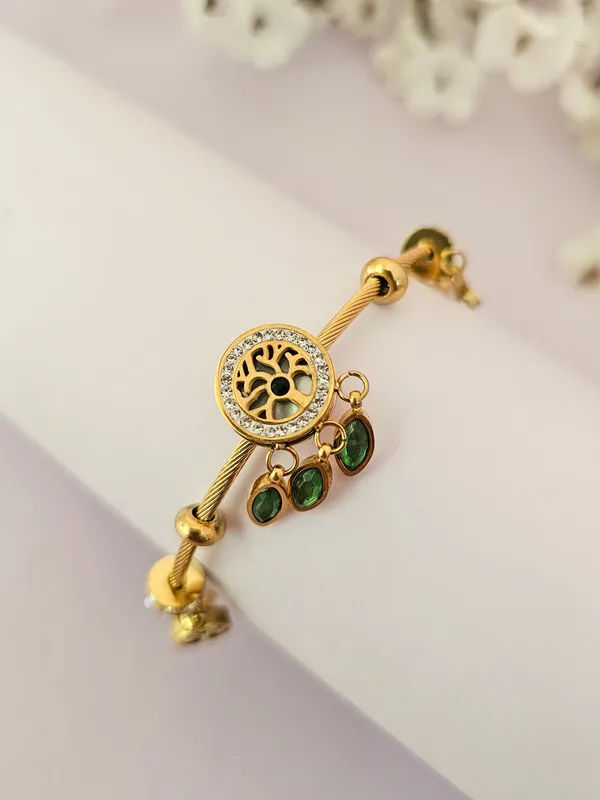 Gold_Plated_14K_Micro_Verdant_Emerald_Bracelet_For_Women