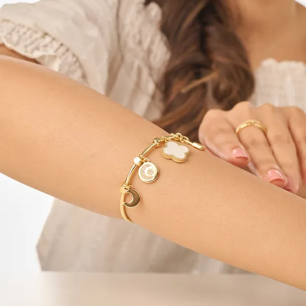 Gold_Plated_14K_Micro_Clover_White_Secret_Bracelet_For_Women