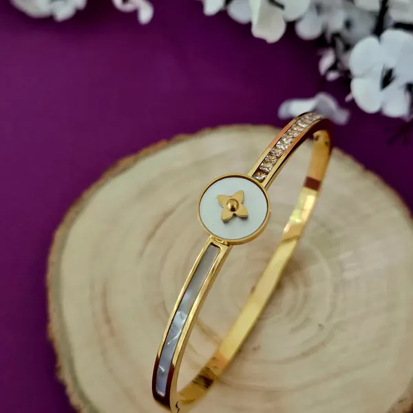 Gold_Plated_18K_Micro_Simple_Sparkle_Bracelet_For_Women