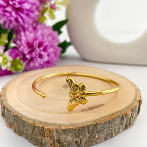 Golden_Handmade_Brass_Butterfly_Bracelet_For_Women