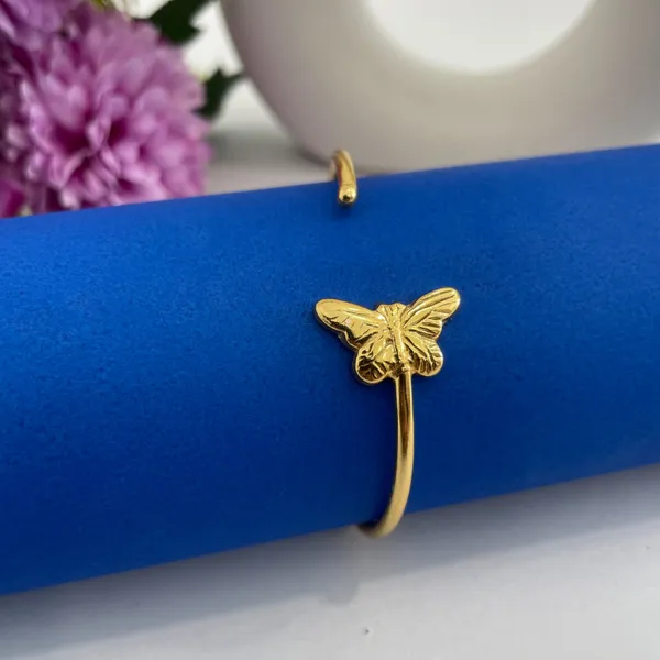 Golden_Handmade_Brass_Butterfly_Bracelet_For_Women