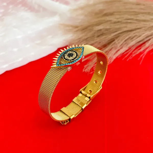 Gold_Plated_18K_Micro_Evil_Eye_Belt_Bracelet_For_Women