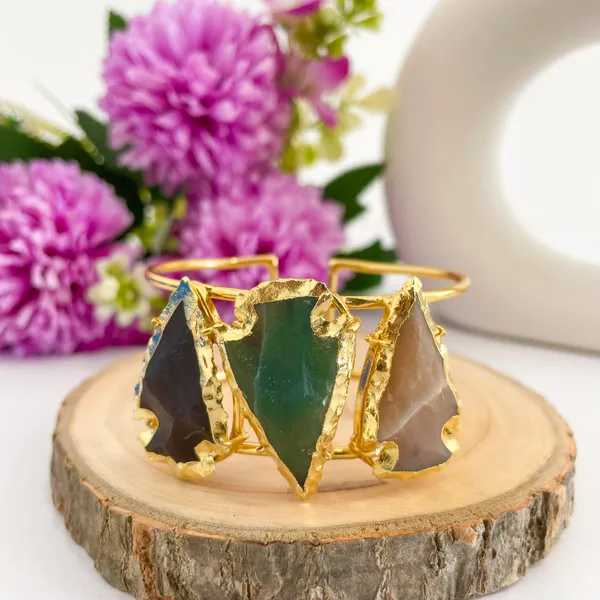 Golden_Handmade_Brass_Natural_Stone_Bracelet_For_Women