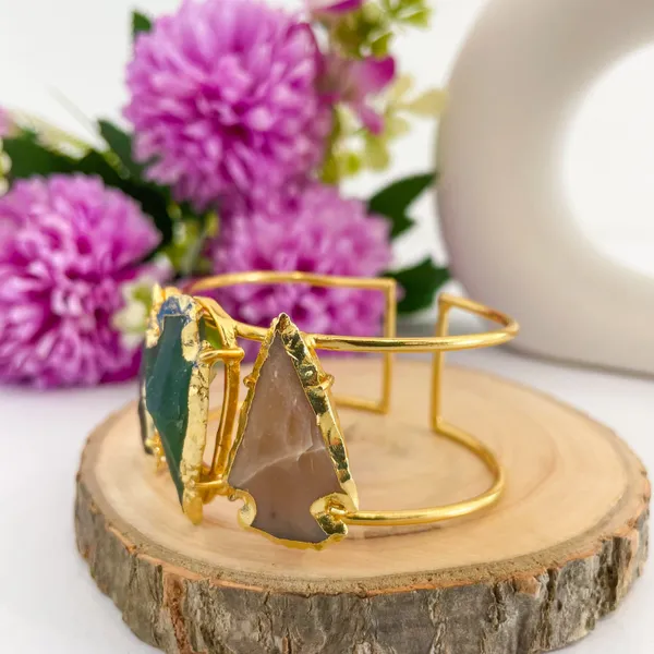 Golden_Handmade_Brass_Natural_Stone_Bracelet_For_Women