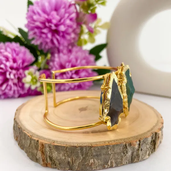 Golden_Handmade_Brass_Natural_Stone_Bracelet_For_Women