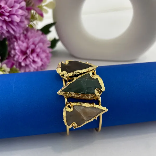 Golden_Handmade_Brass_Natural_Stone_Bracelet_For_Women