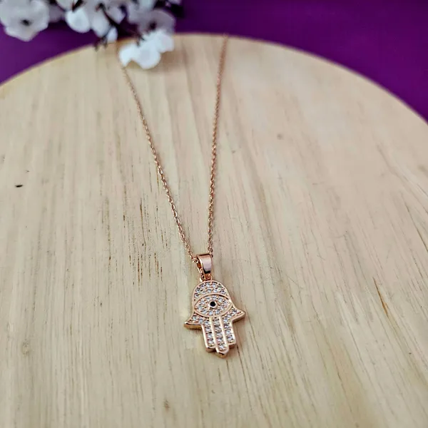 Rose_Gold_Plated_14K_Micro__Delicate_Hamsa_Pendant_For_Women