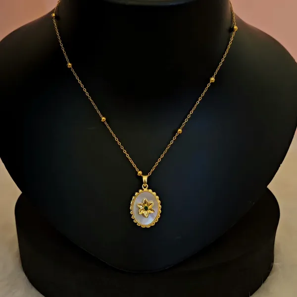 Gold_Plated_18K_Micro_Celestial_Flower_Chain_For_Women