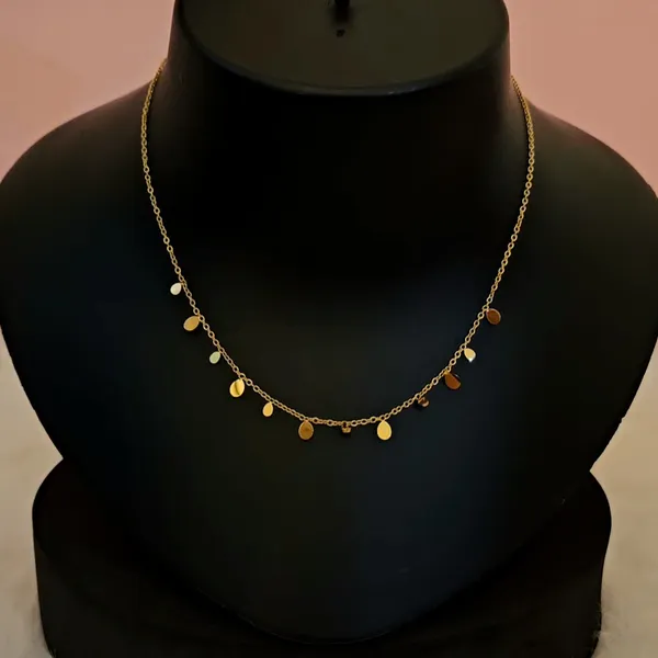 Gold_Plated_18K_Micro_Leaves_Chain_For_Women