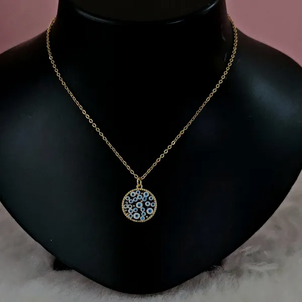 Gold_Plated_18K_Micro_Oceans_Evil-Eye_Necklace_For_Women