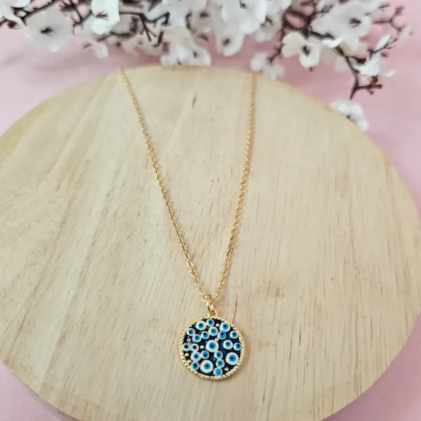 Gold_Plated_18K_Micro_Oceans_Evil-Eye_Necklace_For_Women