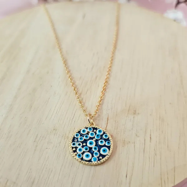 Gold_Plated_18K_Micro_Oceans_Evil-Eye_Necklace_For_Women