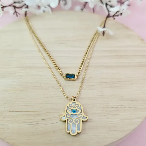 Gold_Plated_18K_Micro_Double_Hamsa_Necklace_For_Women