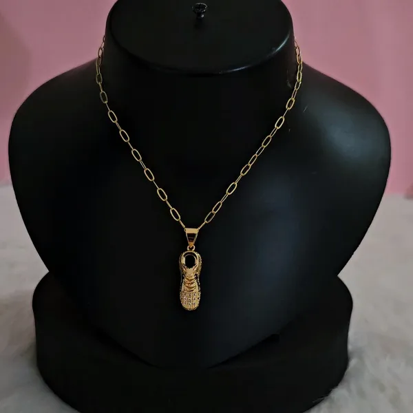 Gold_Plated_18K_Micro_Shoe_Gold_Chain_For_Women
