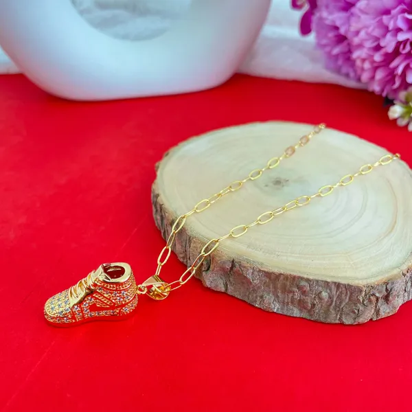Gold_Plated_18K_Micro_Shoe_Gold_Chain_For_Women