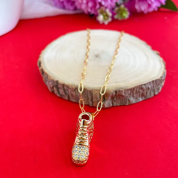 Gold_Plated_18K_Micro_Shoe_Gold_Chain_For_Women