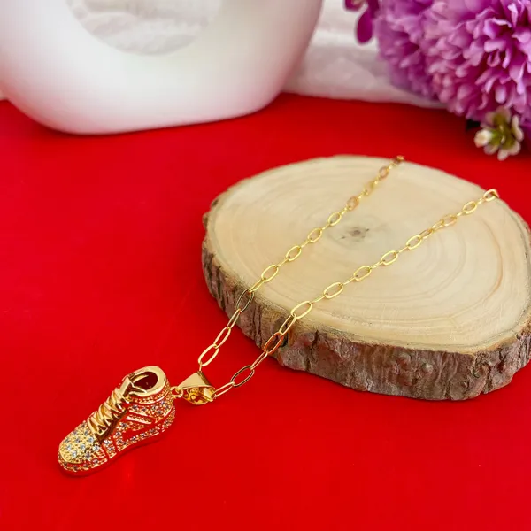Gold_Plated_18K_Micro_Shoe_Gold_Chain_For_Women