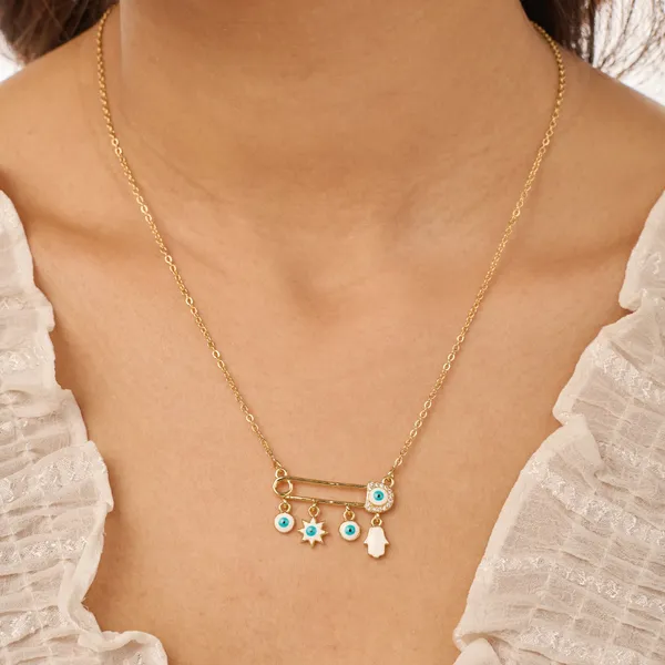 Gold_Plated_18K_Micro_Safety_Pin_Charm_Chain_Pendant_For_Women