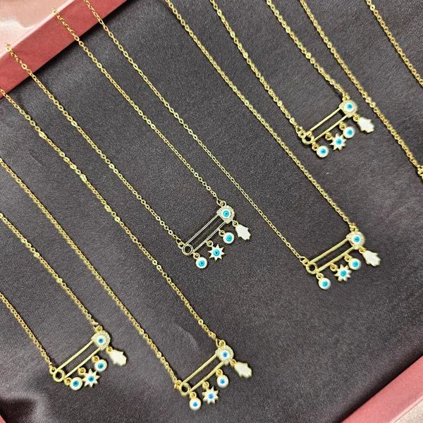 Gold_Plated_18K_Micro_Safety_Pin_Charm_Chain_Pendant_For_Women