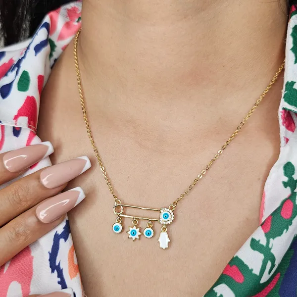 Gold_Plated_18K_Micro_Safety_Pin_Charm_Chain_Pendant_For_Women