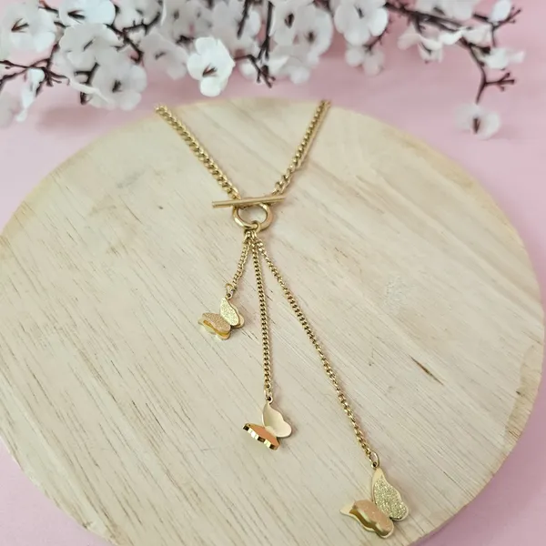 Gold_Plated_18K_Micro_Fluttering_Butterfly_Necklace_For_Women