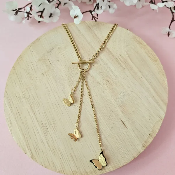 Gold_Plated_18K_Micro_Fluttering_Butterfly_Necklace_For_Women
