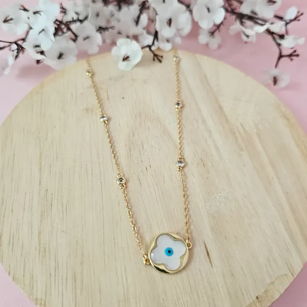 Gold_Plated_18K_Micro_Clover_Evil-Eye_Necklace_For_Women
