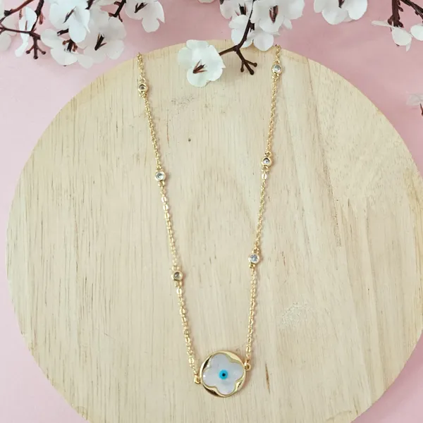 Gold_Plated_18K_Micro_Clover_Evil-Eye_Necklace_For_Women
