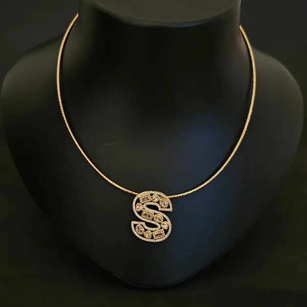 Rosegold_Plated_14K_Micro_Initials_Pendant_Chain_(Intial_S)_For_Women