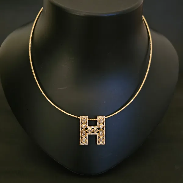 Rosegold_Plated_14K_Micro_Initials_Pendant_Chain_(Intial_H)_For_Women