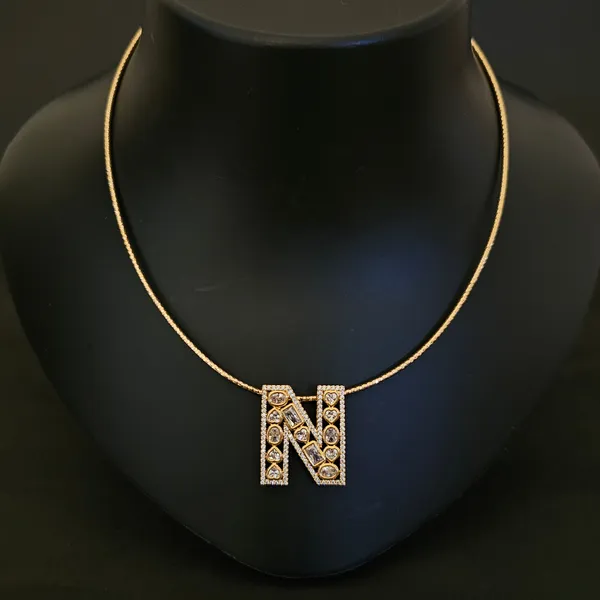 Rosegold_Plated_14K_Micro_Initials_Pendant_Chain_(Intial_N)_For_Women