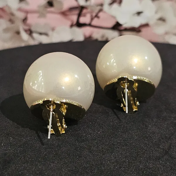 White_Gold_Plated_18K_Micro_25Mm_Pearl_Earring_For_Women