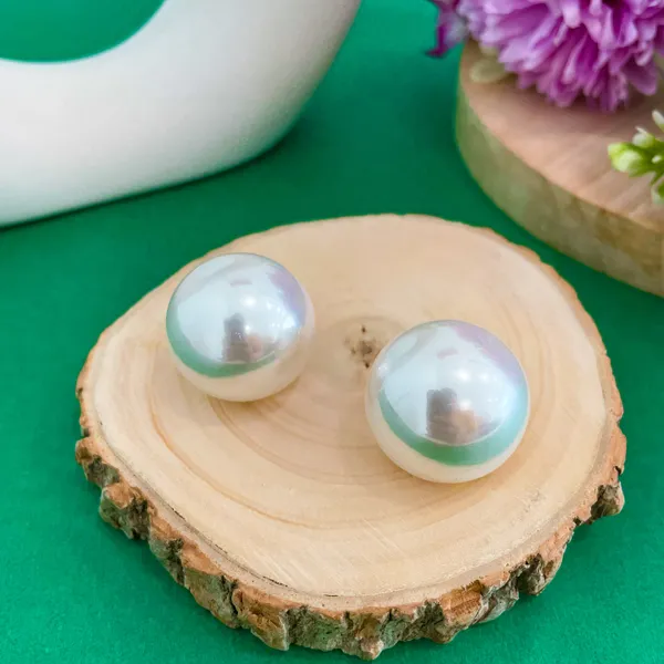 White_Gold_Plated_18K_Micro_25Mm_Pearl_Earring_For_Women