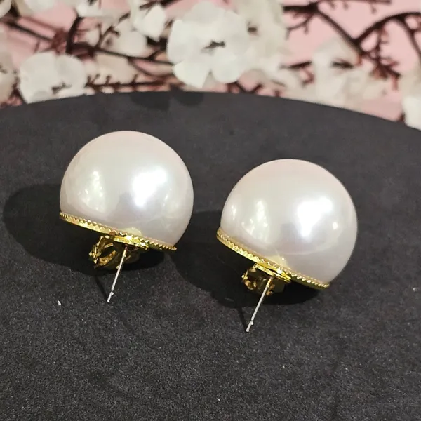 White_Gold_Plated_18K_Micro_25Mm_Pearl_Earring_For_Women